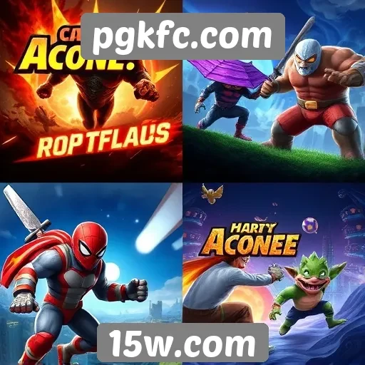 Jogos mais populares no pgkfc