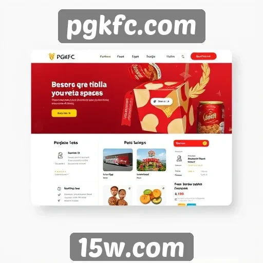 Interface do usuário do pgkfc.com é aprimorada para melhor experiência